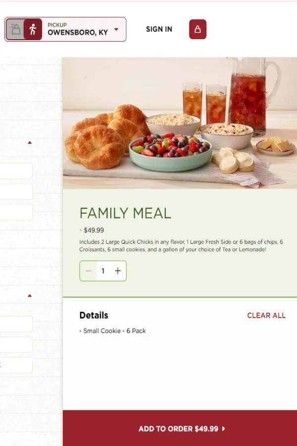 Chicken Salad Chick Family Meal 3 How to Order Family Meal