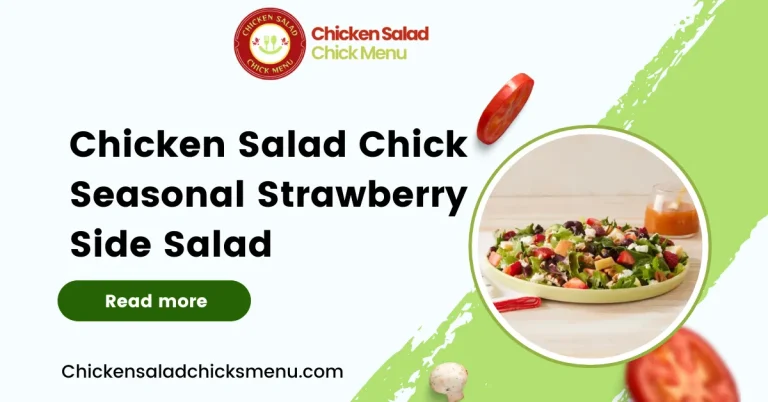Chicken Salad Chick Seasonal Strawberry Side Salad