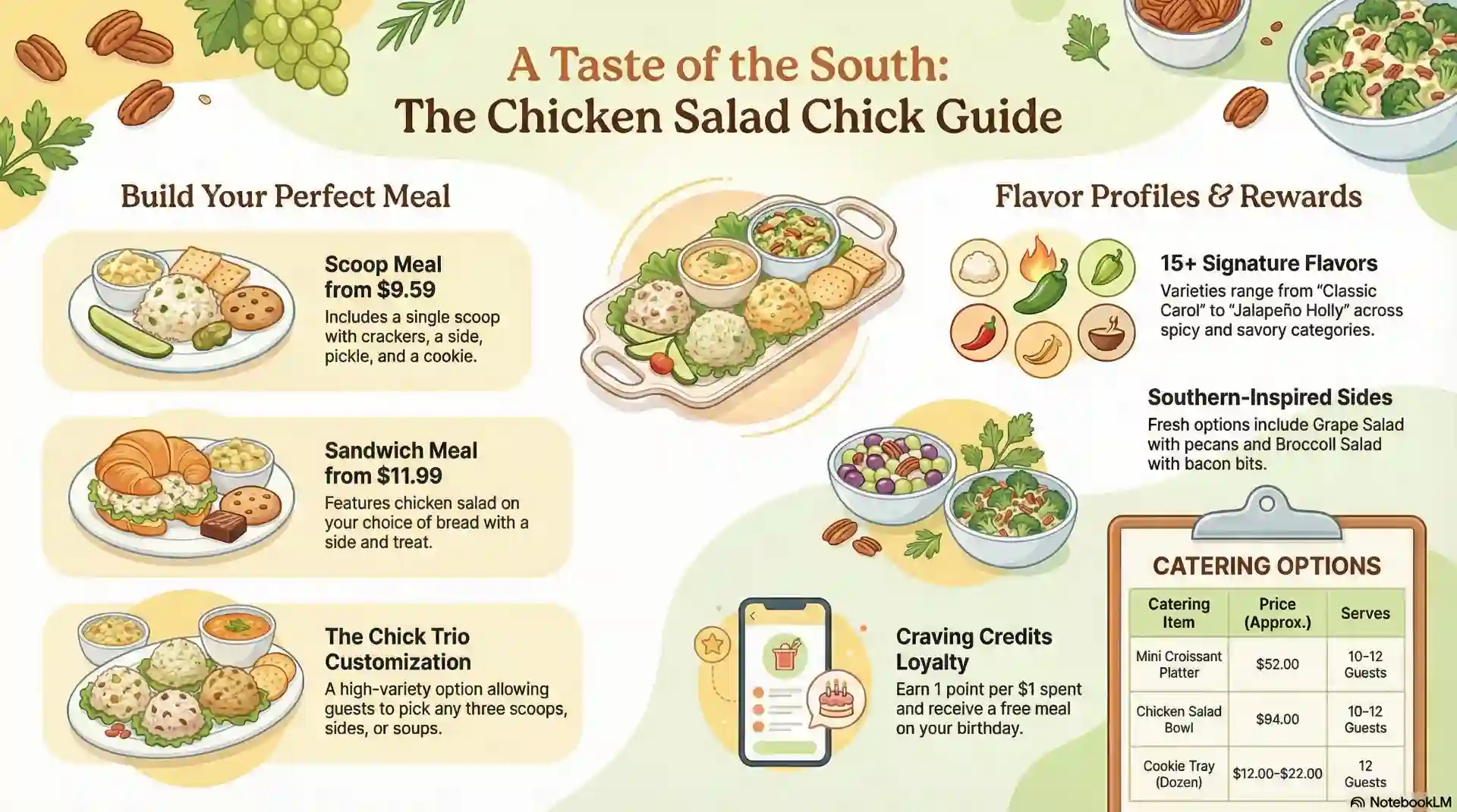 Chicken Salad Chick Menu 12 chicken salad chick guide infographics